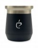 REWOLUCYJNY zestaw yerba mate Termolid DualFlow Black PRO: matero, bombilla